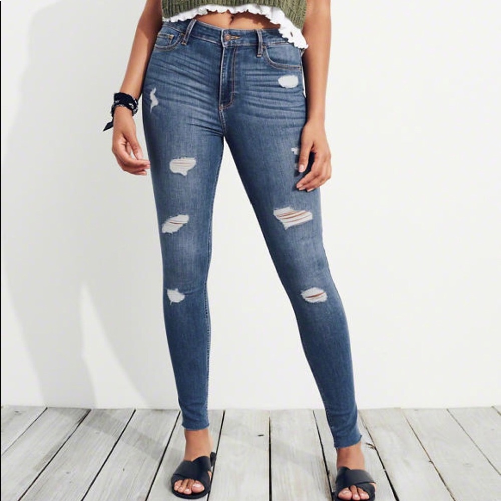 Hollister High Rise Super Skinny Jeans